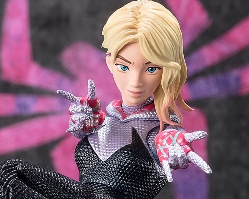 Bandai S.H.Figuarts Spider-Verse Gwen Rooftop NYCC 2024