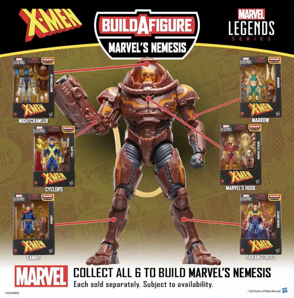 Hasbro Marvel Legends X-men Nemesis Build-A-Figure Wave