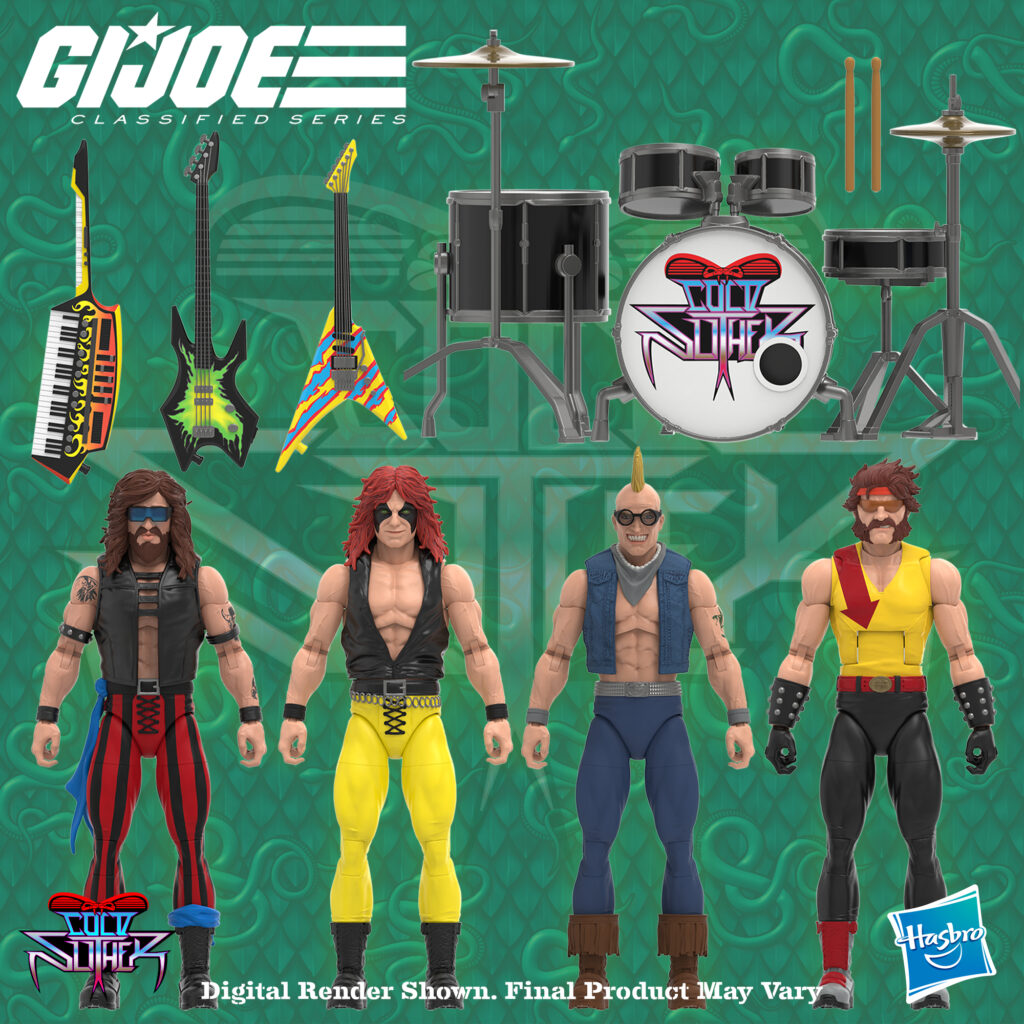 SDCC 2025 Hasbro G.I. Joe Classified Series 6-inch The Dreadnoks Col Slither: Band of the Vipers Tour 4-pack