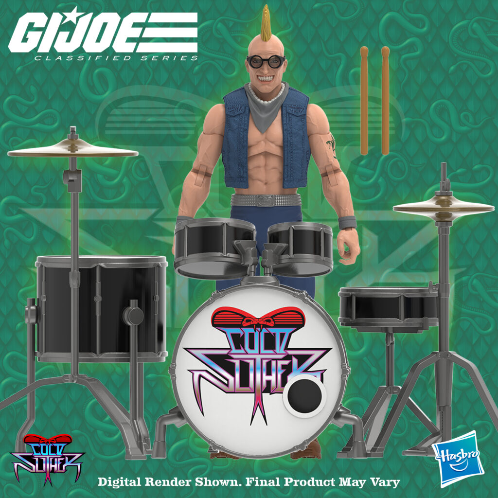 SDCC 2025 Hasbro G.I. Joe Classified Series 6-inch The Dreadnoks Col Slither: Band of the Vipers Tour 4-pack Buzzer