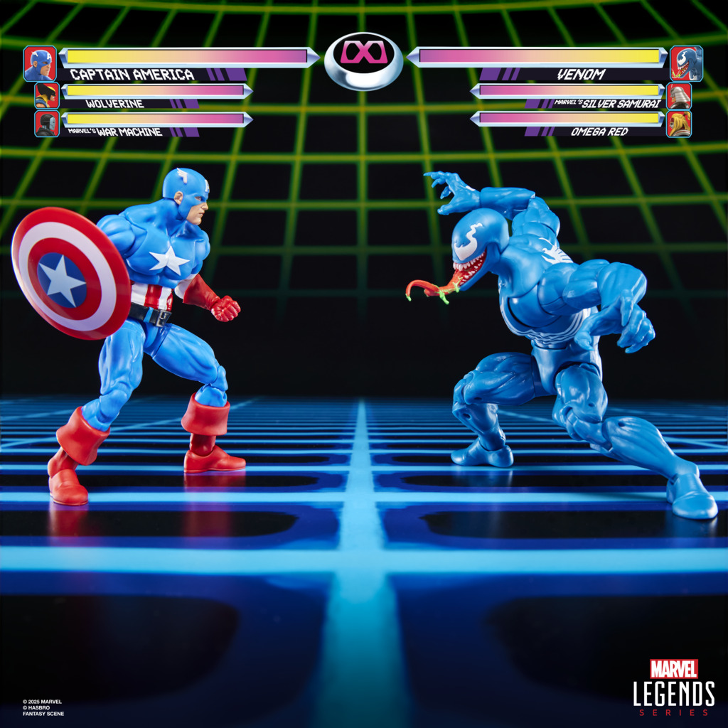 Hasbro Marvel Legends GamerVerse Captain America & Venom 2-pack.
