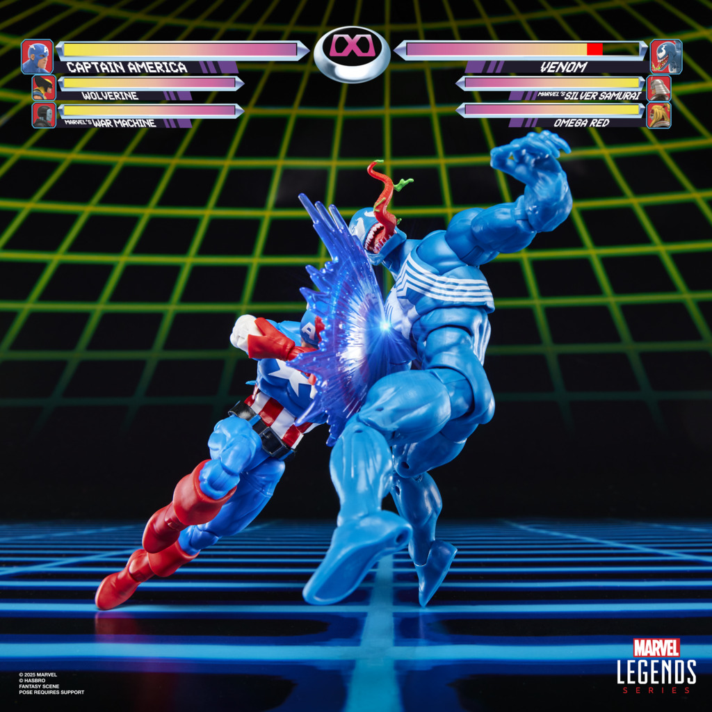 Hasbro Marvel Legends GamerVerse Captain America & Venom 2-pack.
