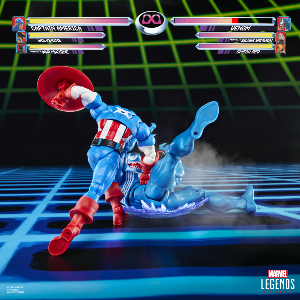 Hasbro Marvel Legends GamerVerse Captain America & Venom 2-pack.