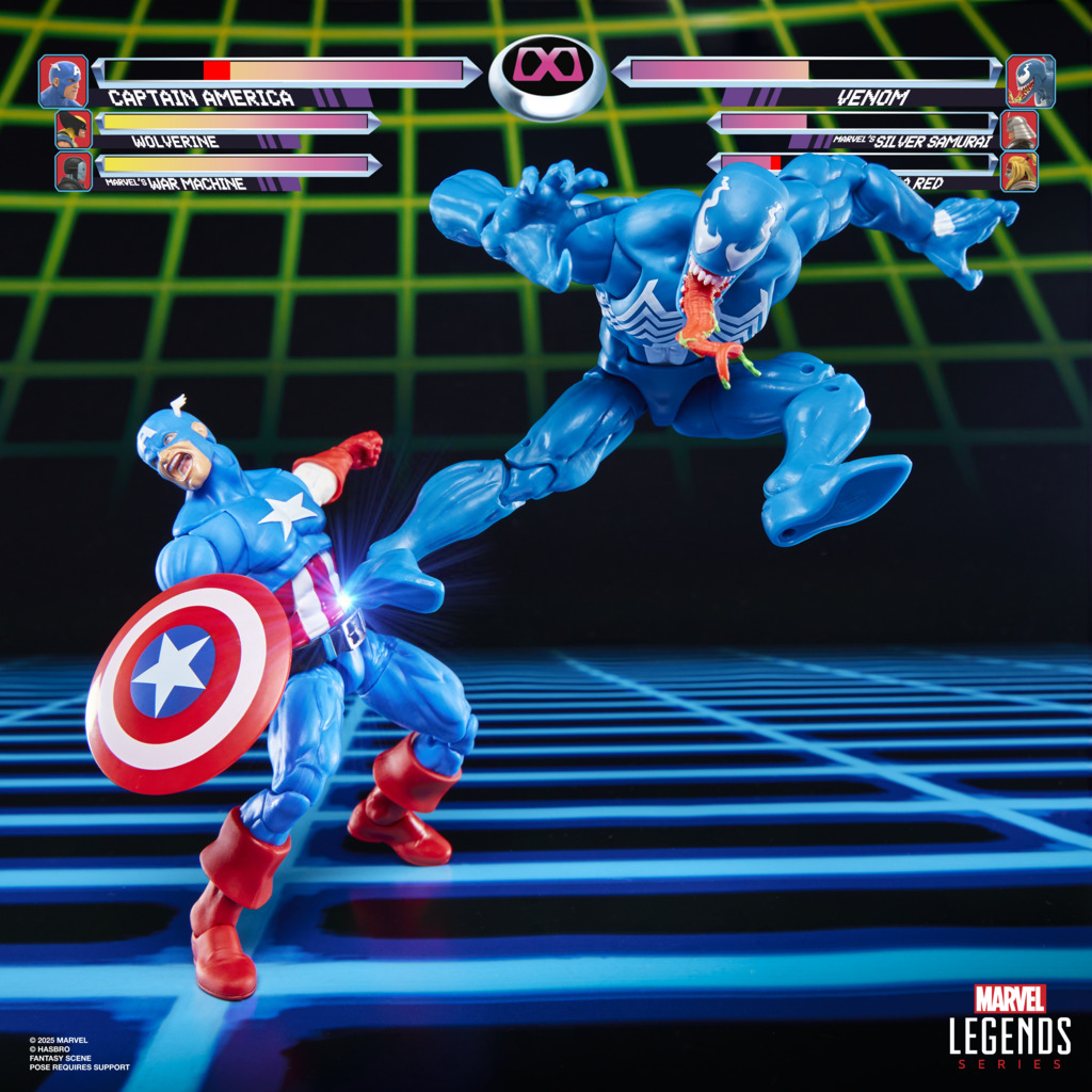 Hasbro Marvel Legends GamerVerse Captain America & Venom 2-pack.