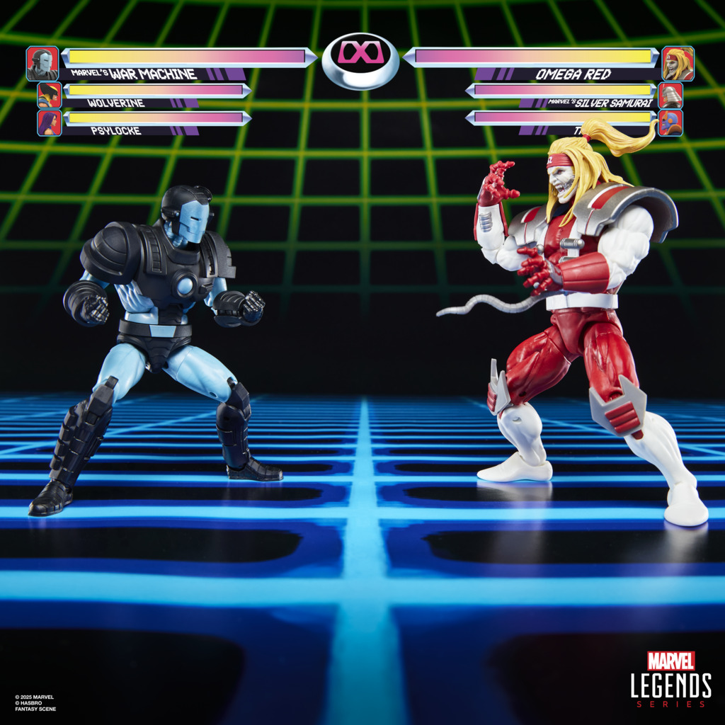 Hasbro Marvel Legends GamerVerse War Machine & Omega Red 2-pack.