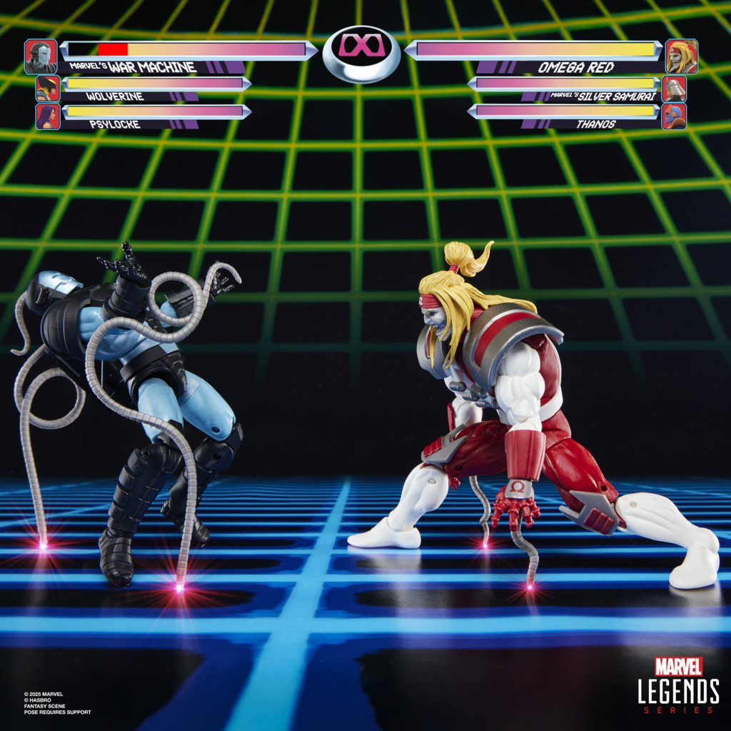 Hasbro Marvel Legends GamerVerse War Machine & Omega Red 2-pack.