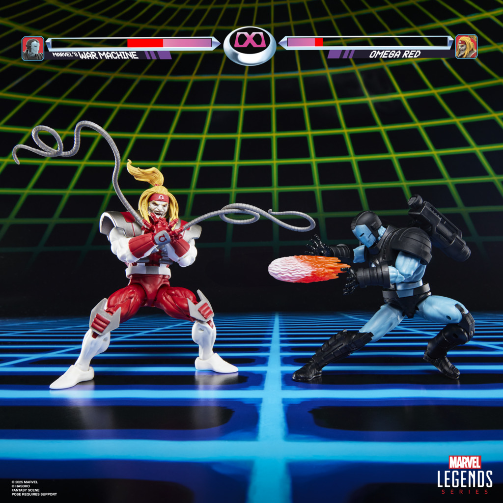 Hasbro Marvel Legends GamerVerse War Machine & Omega Red 2-pack.