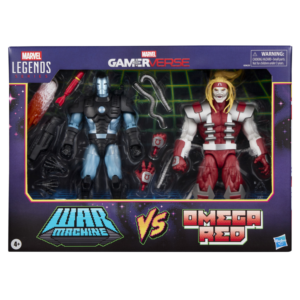 Hasbro Marvel Legends GamerVerse War Machine & Omega Red 2-pack.