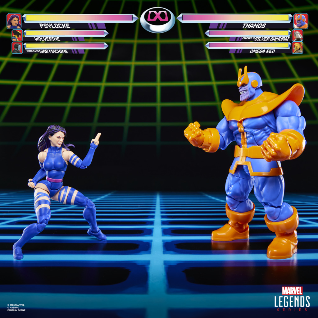 Hasbro Marvel Legends GamerVerse Psylocke & Thanos 2-pack.