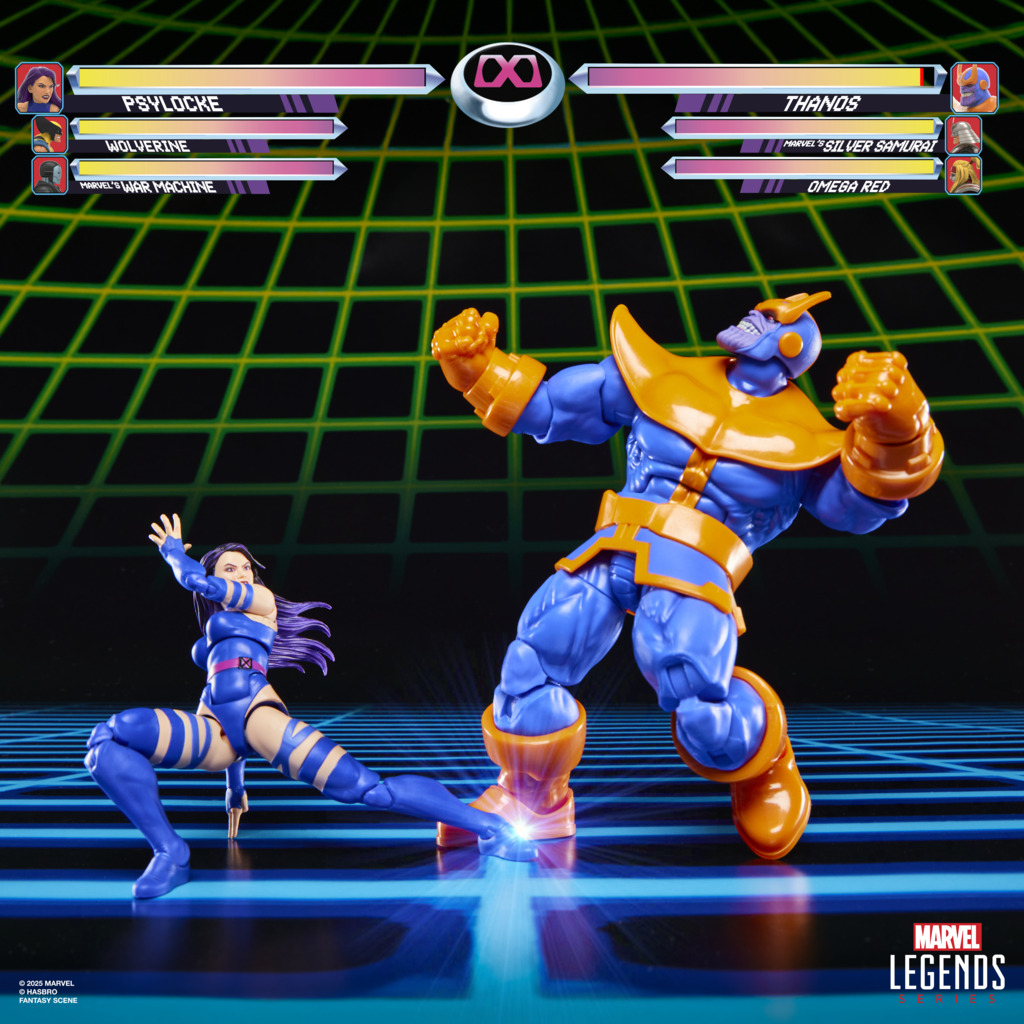 Hasbro Marvel Legends GamerVerse Psylocke & Thanos 2-pack.