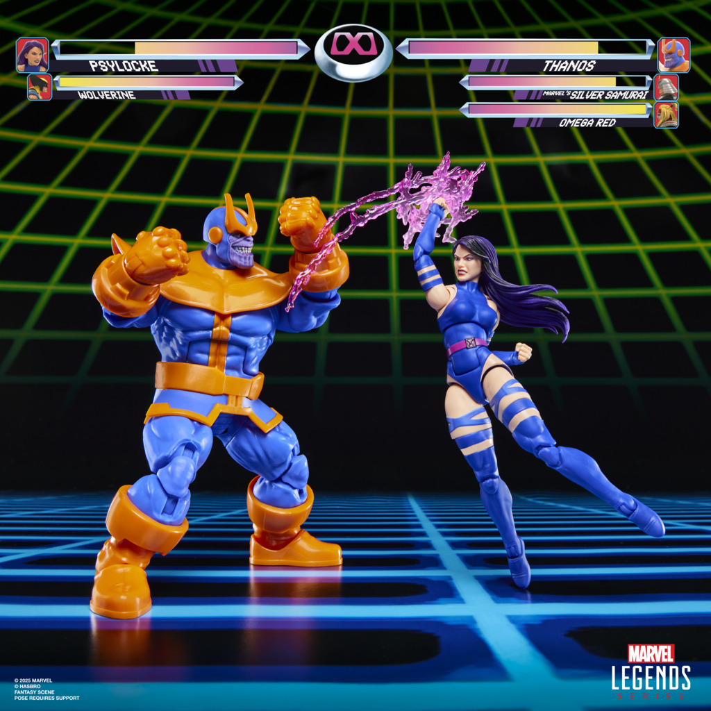 Hasbro Marvel Legends GamerVerse Psylocke & Thanos 2-pack.