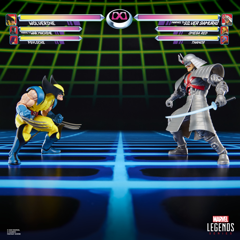 Hasbro Marvel Legends GamerVerse Wolverine & Silver Samurai 2-pack.