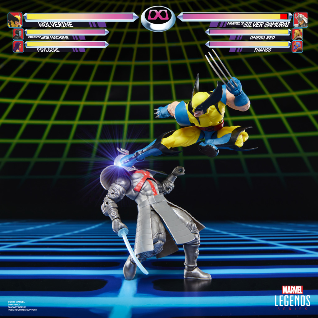 Hasbro Marvel Legends GamerVerse Wolverine & Silver Samurai 2-pack.