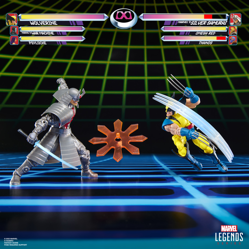 Hasbro Marvel Legends GamerVerse Wolverine & Silver Samurai 2-pack.