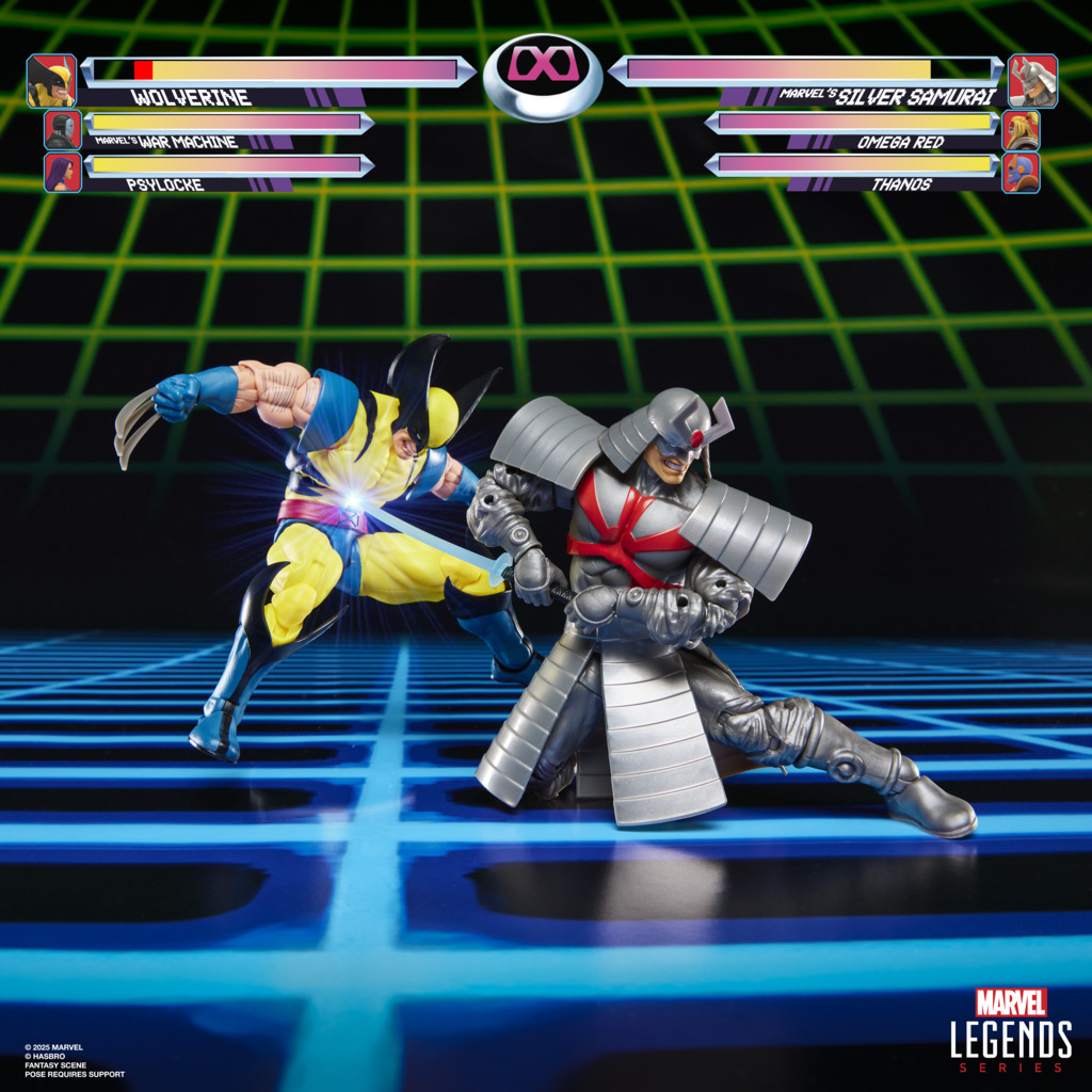 Hasbro Marvel Legends GamerVerse Wolverine & Silver Samurai 2-pack.