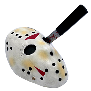 SDCC 2025 Factory Entertainment Friday The 13th Jason Mask Scaled Prop Replica