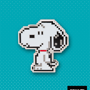 SDCC 2025 Hallmark Peanuts Snoopy PXL8 Enamel Pin