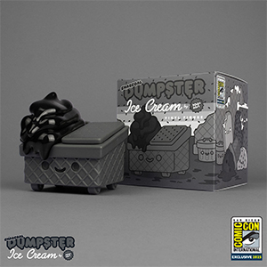SDCC 2025 100soft Charcoal Dumpster Fire Ice Cream