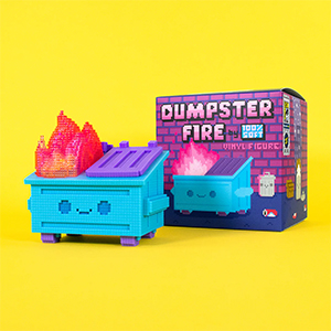 SDCC 2025 100soft 8-Bit Dreamy Dumpster Fire