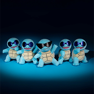 SDCC 2025 Jazwares Pokemon Squirtle Squad Plush 5-pack