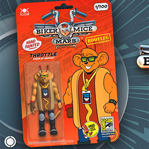 SDCC 2025 Nacelle Company Biker Mice from Mars Throttle Bootleg Edition