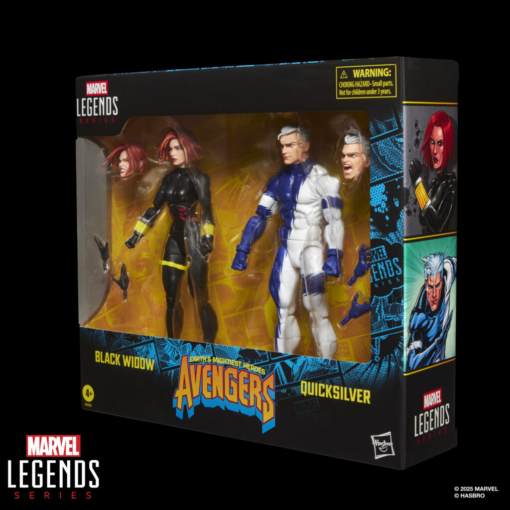 Hasbro Marvel Legends Black Widow & Quicksilver 2-pack