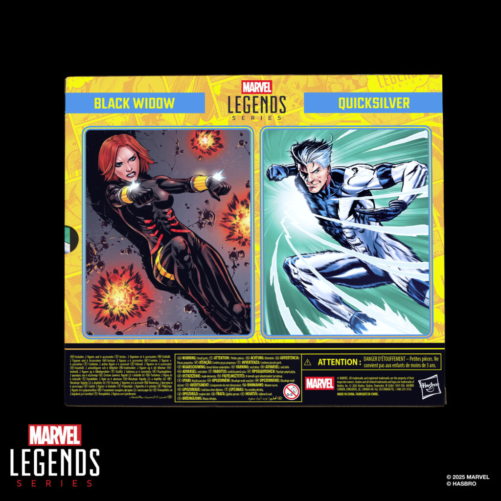 Hasbro Marvel Legends Black Widow & Quicksilver 2-pack