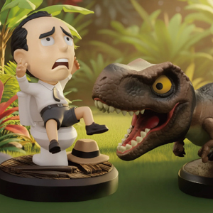 SDCC 2026 Beast Kingdom Jurassic Park
MEA-047SP T-Rex & Donald Gennaro