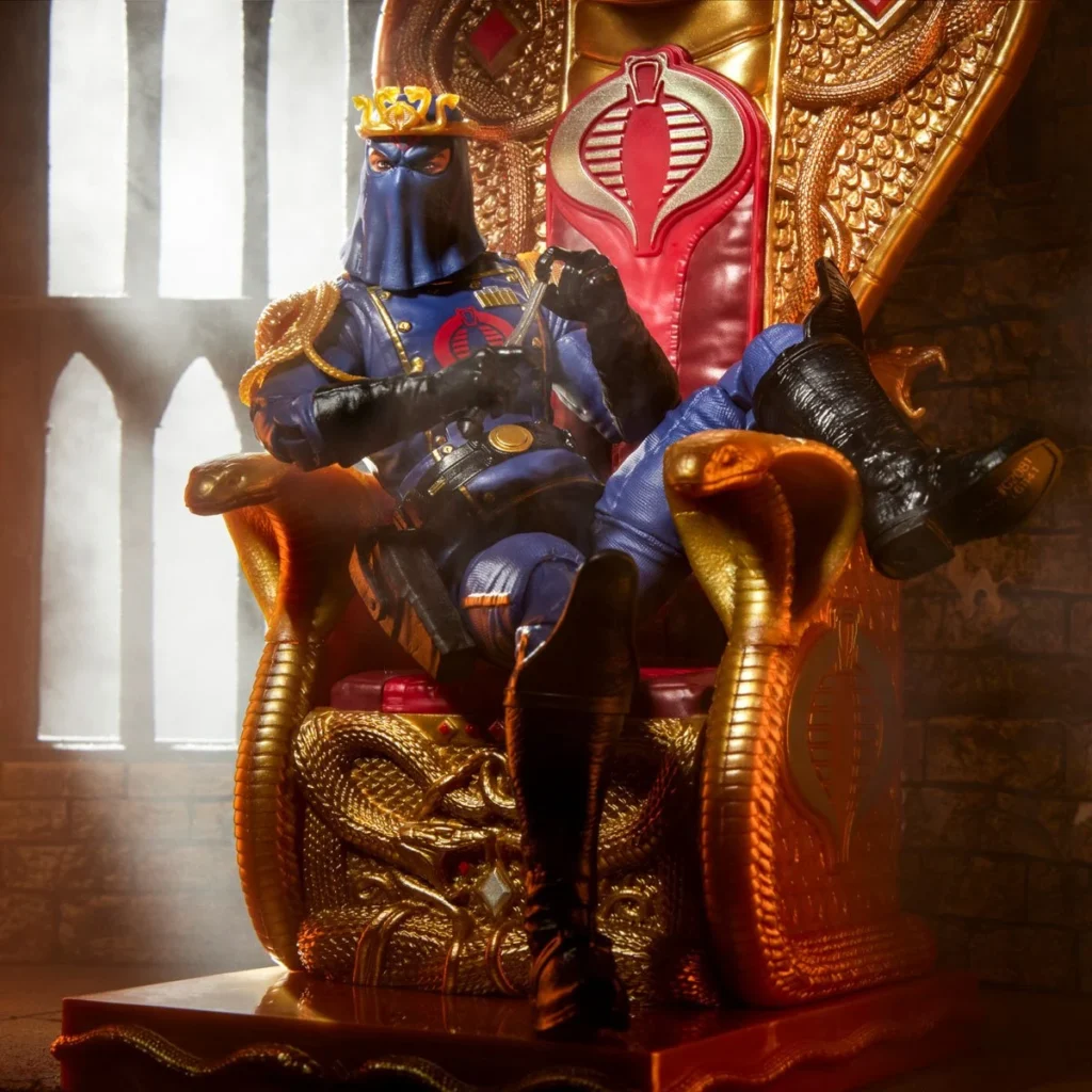 Hasbro G.I. Joe Classified Series Cobra Commander with Throne