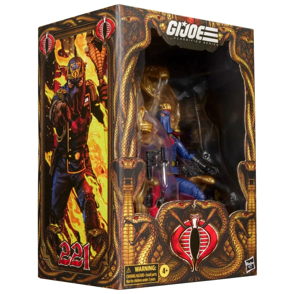 Hasbro G.I. Joe Classified Series Cobra Commander with Throne