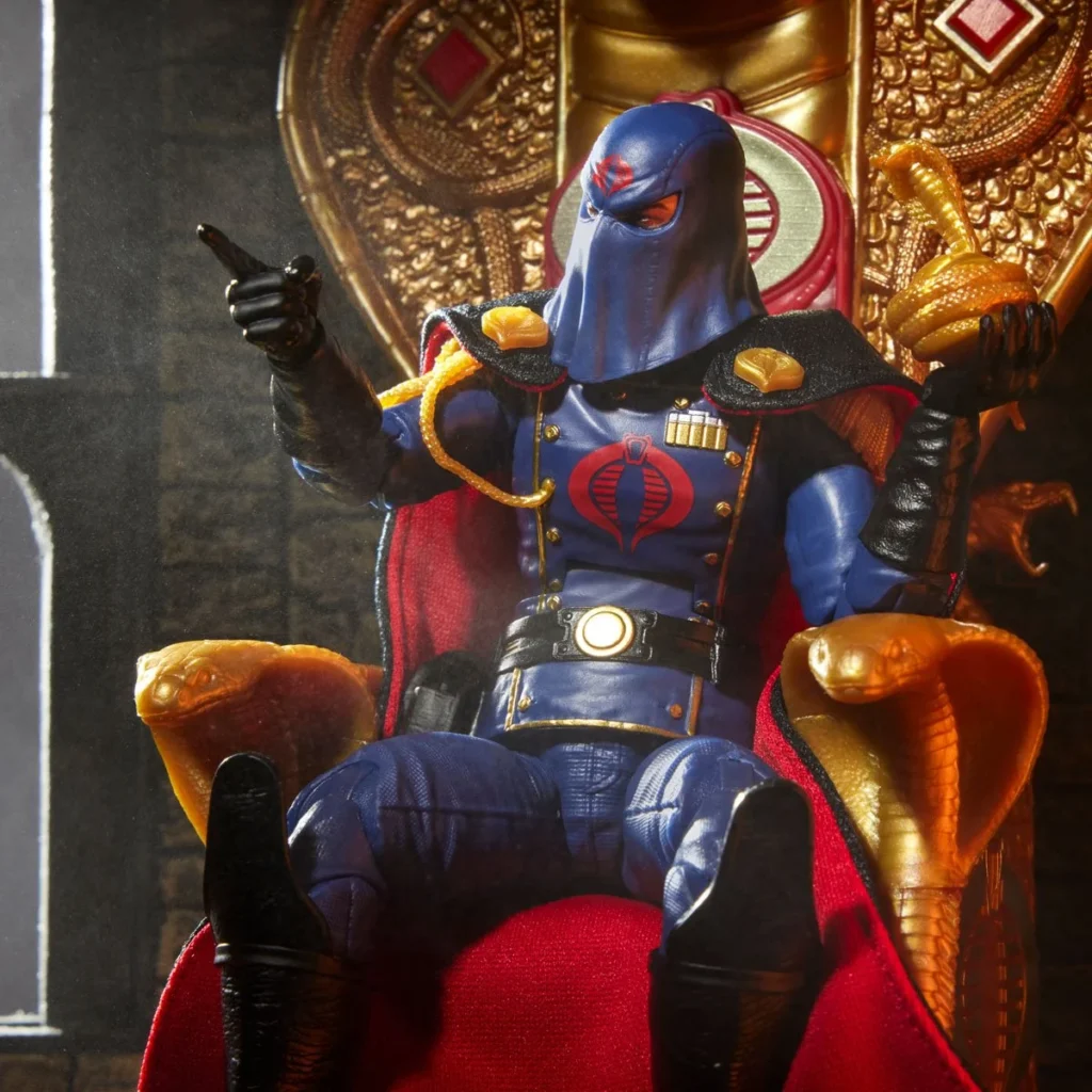 Hasbro G.I. Joe Classified Series Cobra Commander with Throne