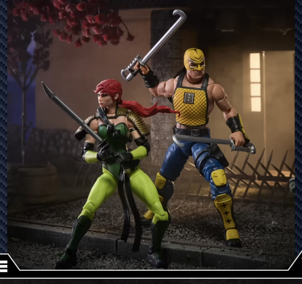 Hasbro G.I. Joe Classified Ninja Force Scarlett & T'Jbang 2-pack