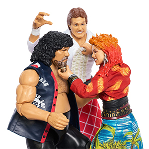 SDCC 2026 Exclusive Mattel WWE Rock N Wrestling Connection 3-pack
Captain Lou Albano, “Rowdy” Roddy Piper, & Cyndi Lauper