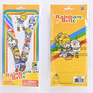 SDCC 2026 Exclusive Monogram Intl Rainbow Brite Lanyard & Pin Set