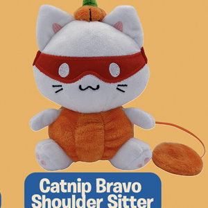 SDCC 2026 Exclusive Symbiote Studios Catnip Bravo Plush Shoulder Sitter
