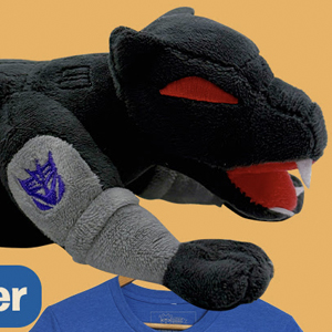 SDCC 2026 Exclusive Symbiote Studios Transformers
Ravage Magnetic Plush