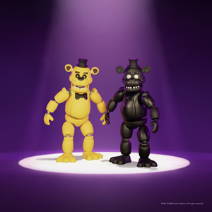 SDCC 2026 Exclusive Jazwares Five Nights at Freddy’s
Endo-Series Endo-1 & Dark Endo-1 w/
Midnight Freddy Parts & Golden Freddy Parts