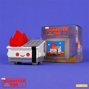 SDCC 2026 Exclusive 100Soft 8-Bit Dumpster Fire (DES Edition)